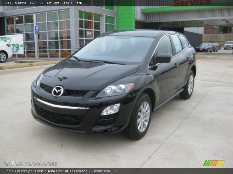 Brilliant Black / Black 2012 Mazda CX-7 i SV