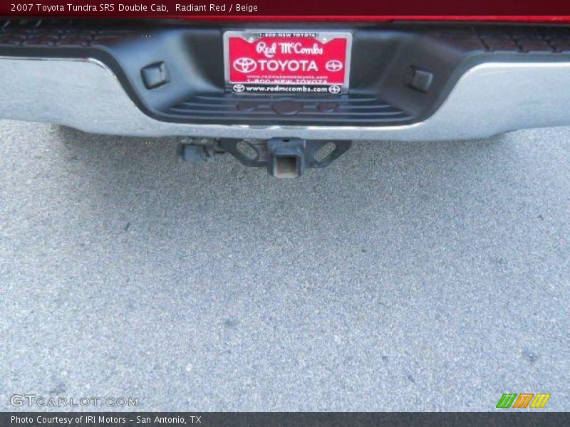 Radiant Red / Beige 2007 Toyota Tundra SR5 Double Cab