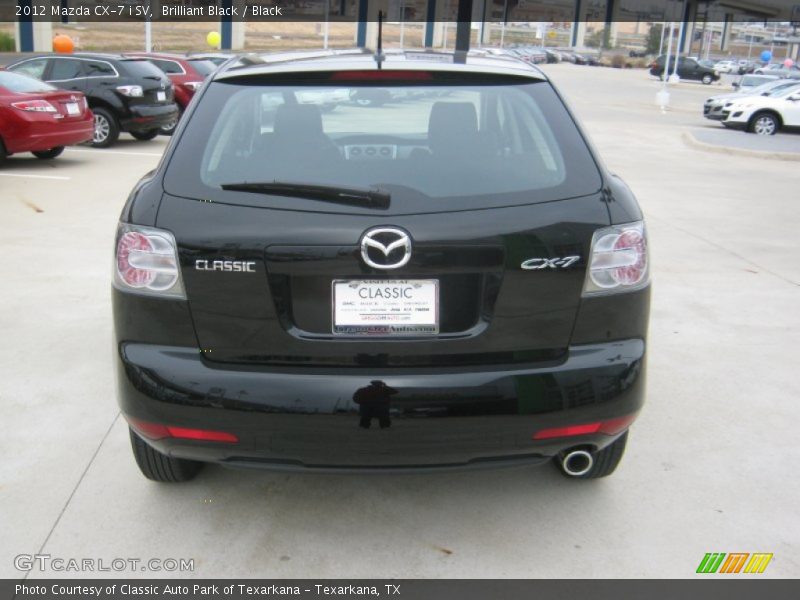 Brilliant Black / Black 2012 Mazda CX-7 i SV