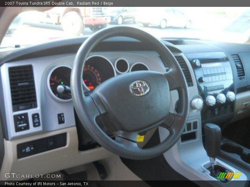Radiant Red / Beige 2007 Toyota Tundra SR5 Double Cab