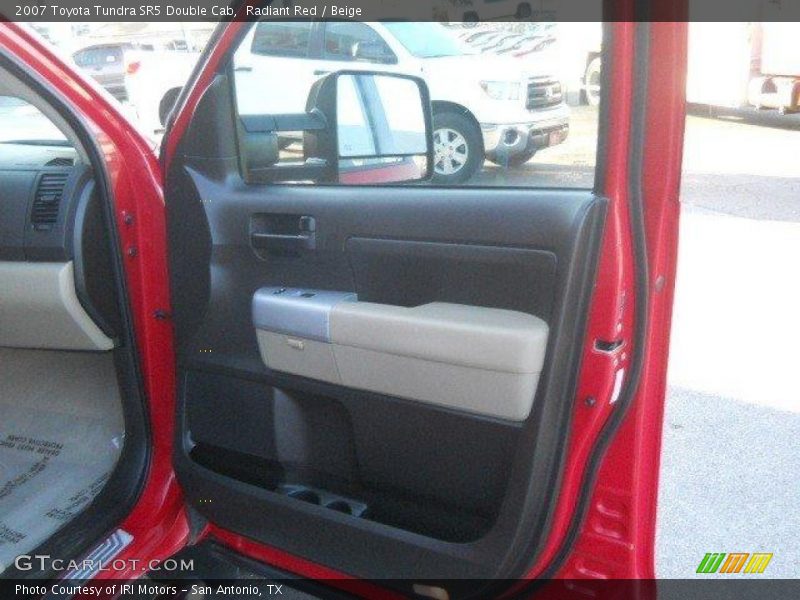 Radiant Red / Beige 2007 Toyota Tundra SR5 Double Cab