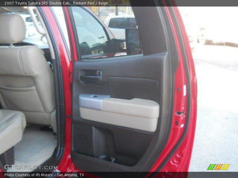 Radiant Red / Beige 2007 Toyota Tundra SR5 Double Cab