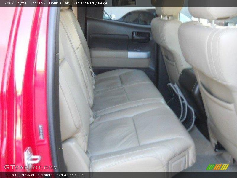 Radiant Red / Beige 2007 Toyota Tundra SR5 Double Cab