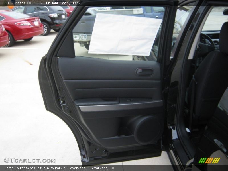 Brilliant Black / Black 2012 Mazda CX-7 i SV