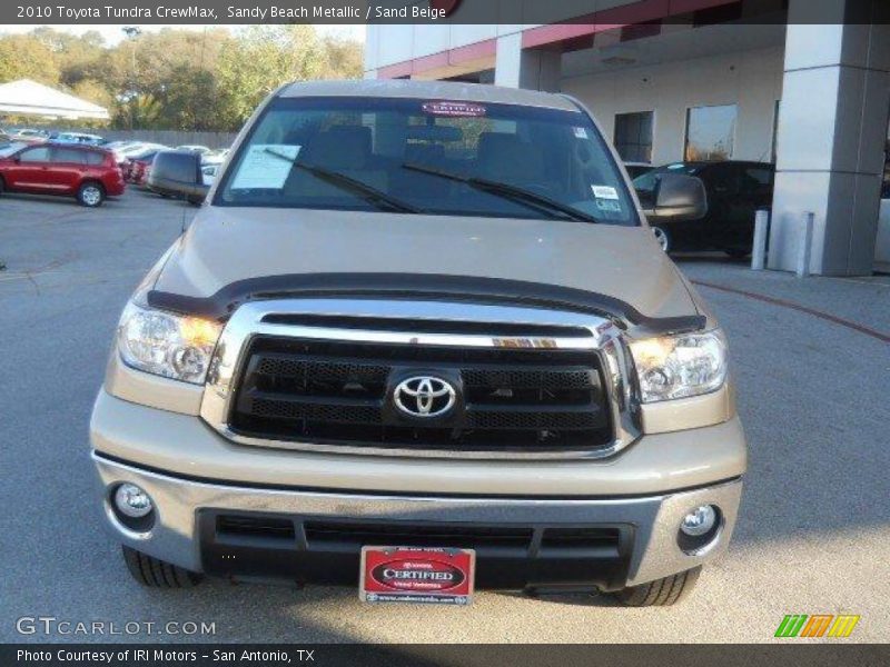 Sandy Beach Metallic / Sand Beige 2010 Toyota Tundra CrewMax