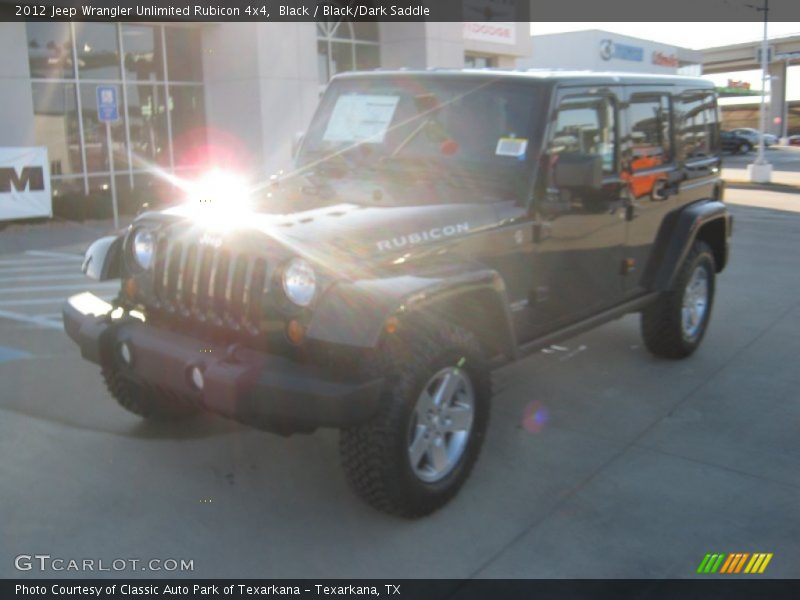 Black / Black/Dark Saddle 2012 Jeep Wrangler Unlimited Rubicon 4x4