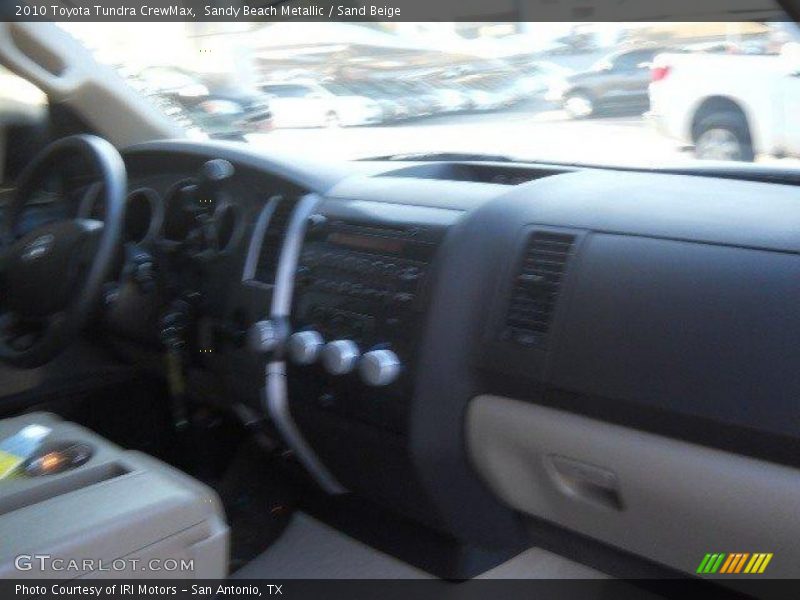 Sandy Beach Metallic / Sand Beige 2010 Toyota Tundra CrewMax