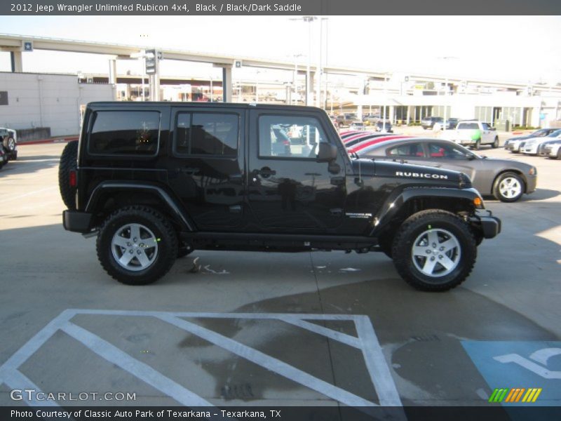 Black / Black/Dark Saddle 2012 Jeep Wrangler Unlimited Rubicon 4x4