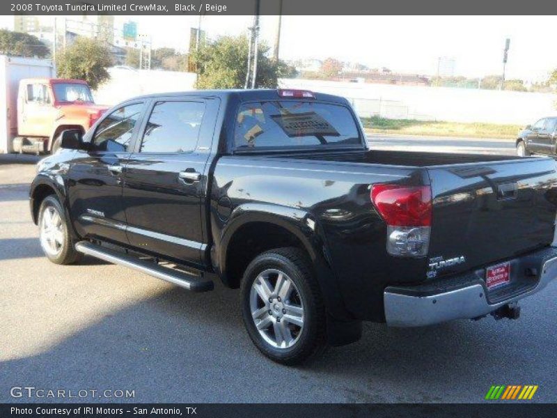 Black / Beige 2008 Toyota Tundra Limited CrewMax