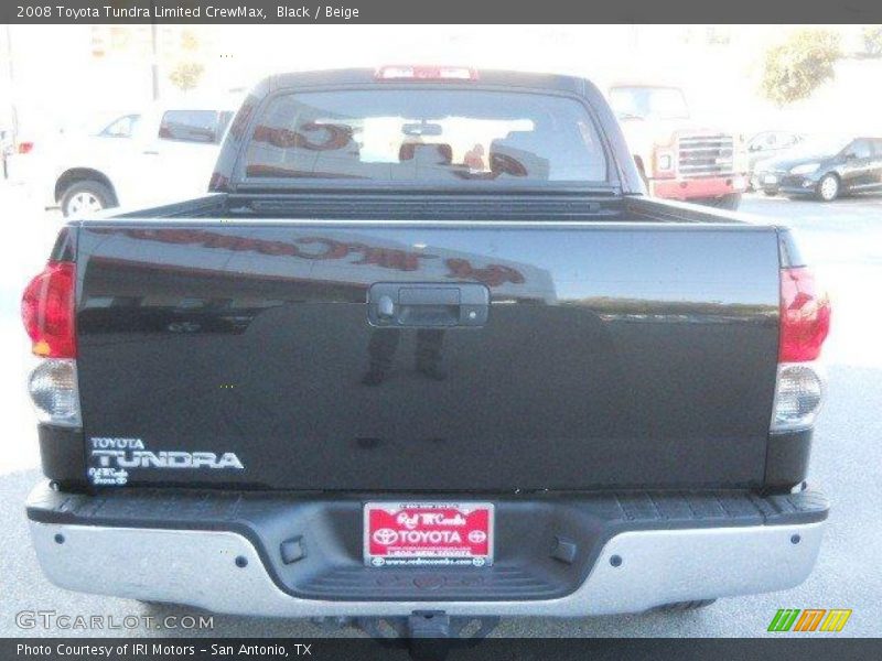 Black / Beige 2008 Toyota Tundra Limited CrewMax