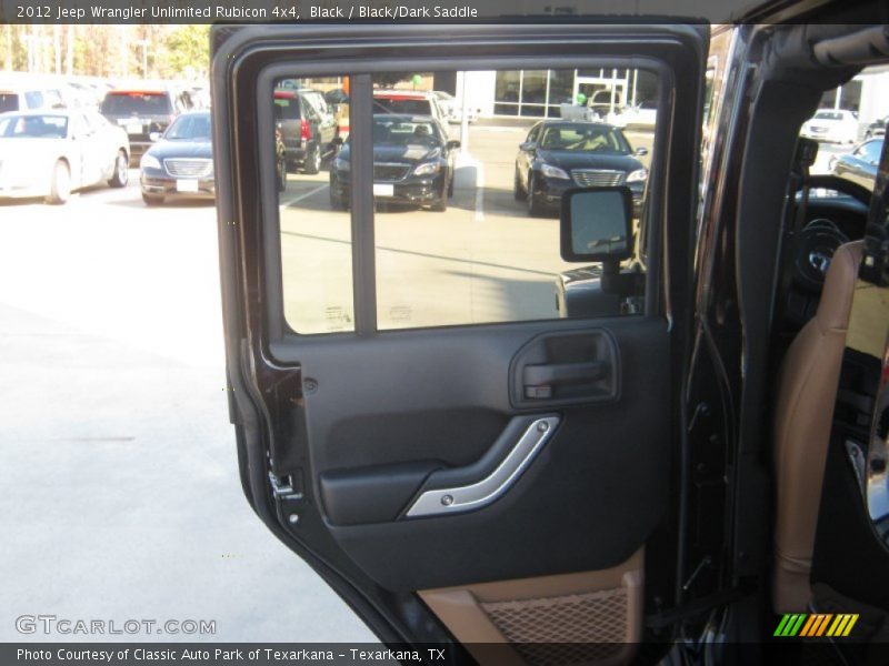 Black / Black/Dark Saddle 2012 Jeep Wrangler Unlimited Rubicon 4x4