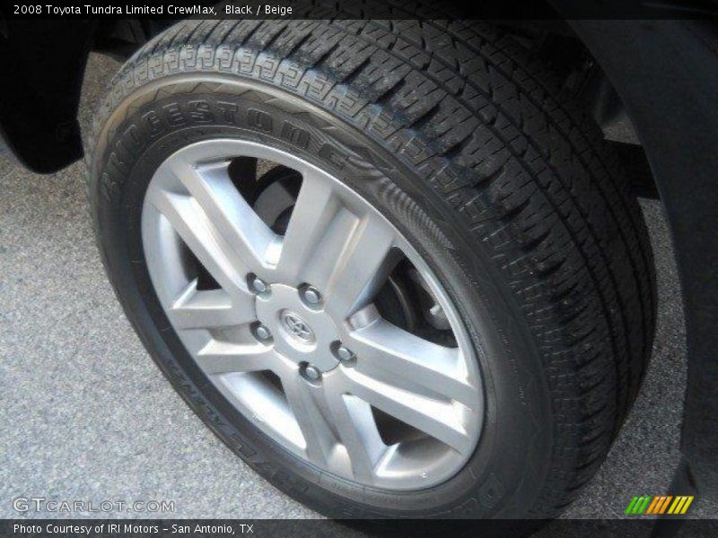 Black / Beige 2008 Toyota Tundra Limited CrewMax