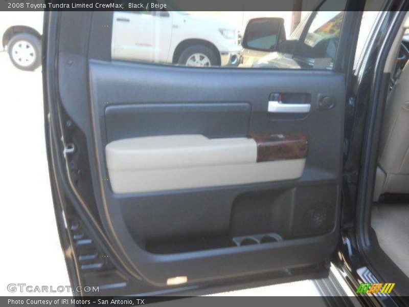 Black / Beige 2008 Toyota Tundra Limited CrewMax