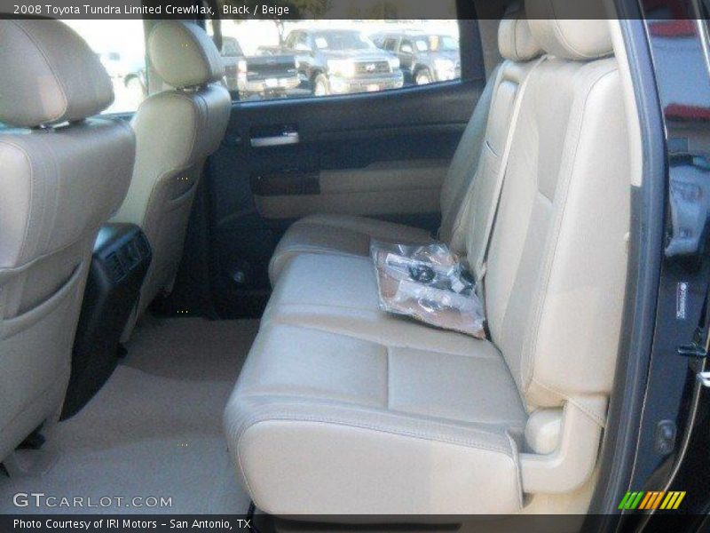 Black / Beige 2008 Toyota Tundra Limited CrewMax