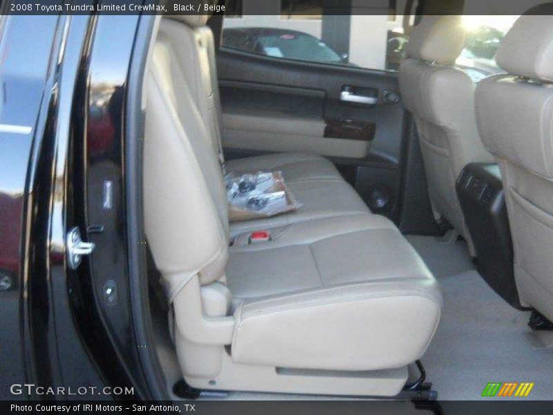 Black / Beige 2008 Toyota Tundra Limited CrewMax