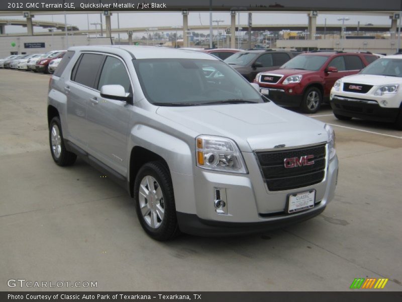Quicksilver Metallic / Jet Black 2012 GMC Terrain SLE