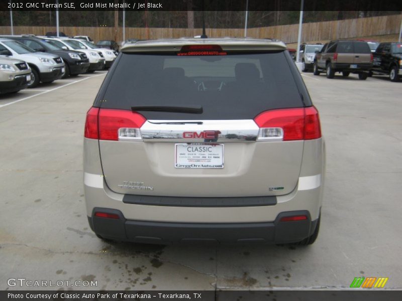 Gold Mist Metallic / Jet Black 2012 GMC Terrain SLE