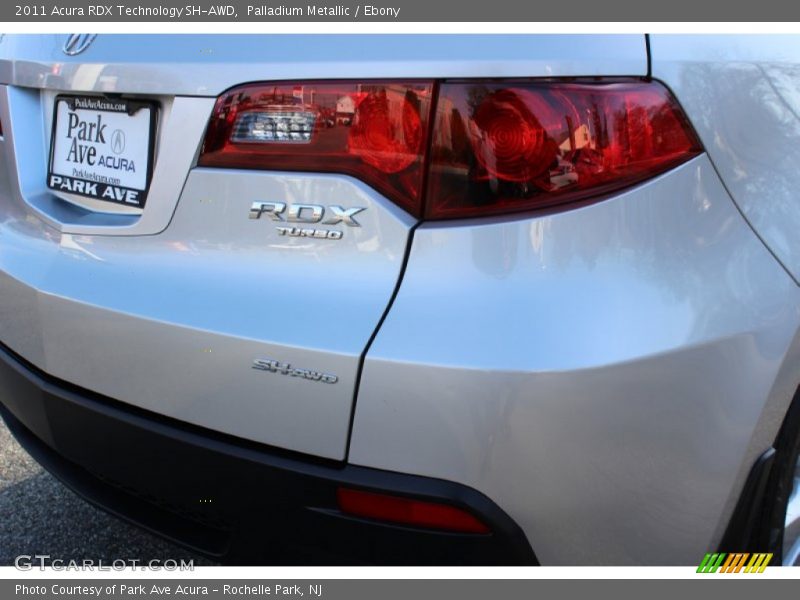 Palladium Metallic / Ebony 2011 Acura RDX Technology SH-AWD