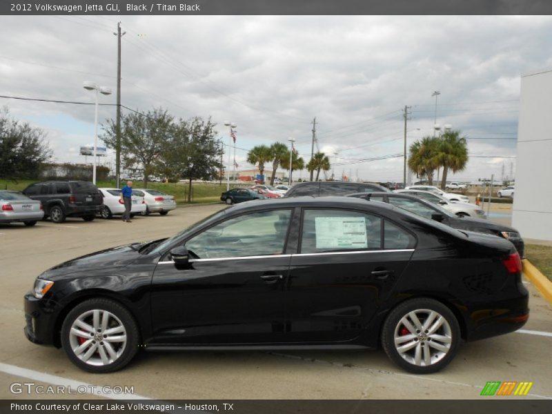 Black / Titan Black 2012 Volkswagen Jetta GLI
