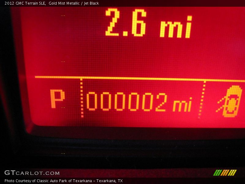 Gold Mist Metallic / Jet Black 2012 GMC Terrain SLE