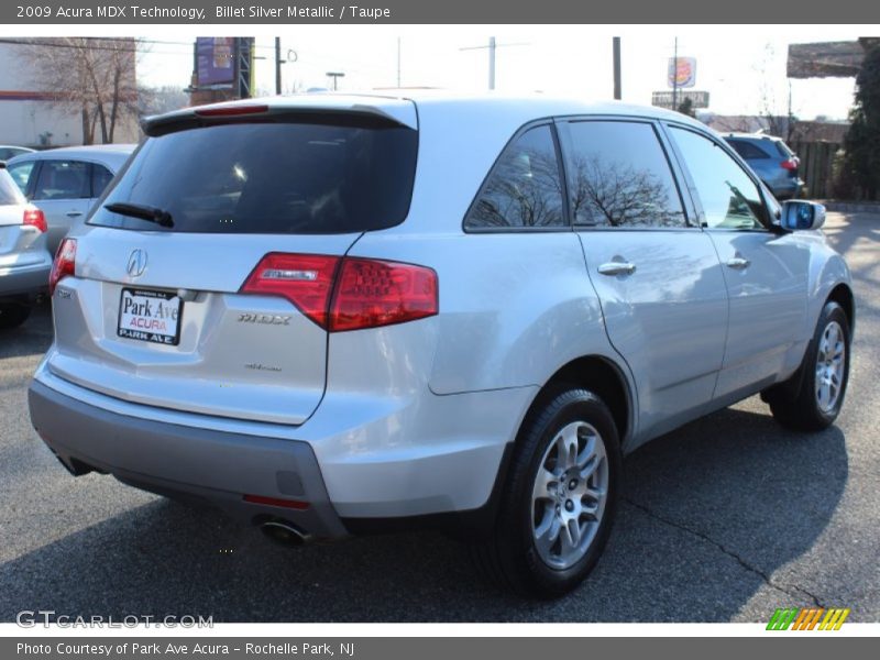 Billet Silver Metallic / Taupe 2009 Acura MDX Technology