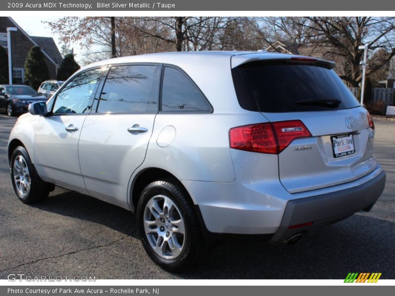 Billet Silver Metallic / Taupe 2009 Acura MDX Technology
