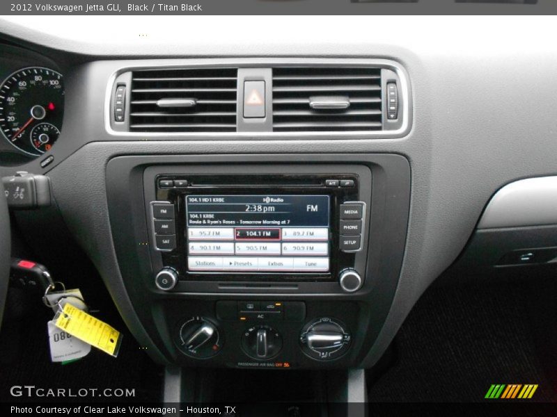 Black / Titan Black 2012 Volkswagen Jetta GLI
