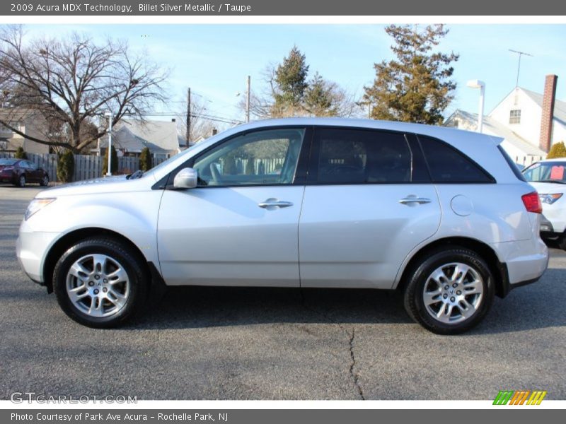 Billet Silver Metallic / Taupe 2009 Acura MDX Technology
