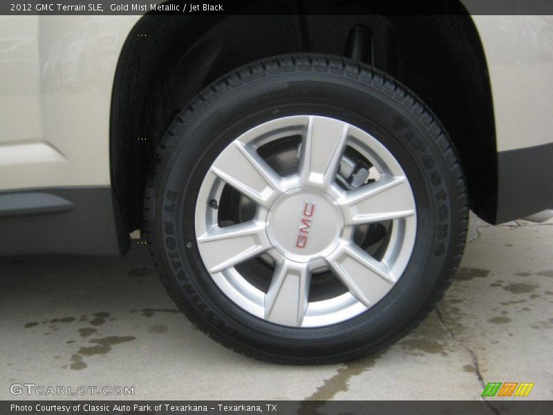Gold Mist Metallic / Jet Black 2012 GMC Terrain SLE