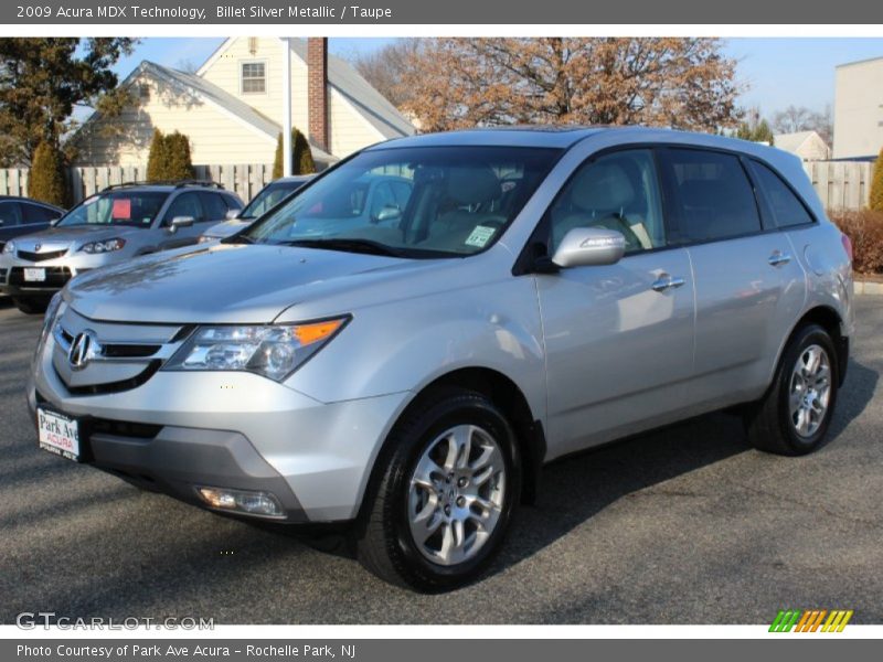 Billet Silver Metallic / Taupe 2009 Acura MDX Technology