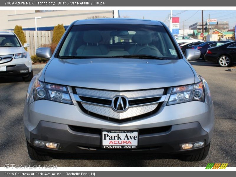 Billet Silver Metallic / Taupe 2009 Acura MDX Technology