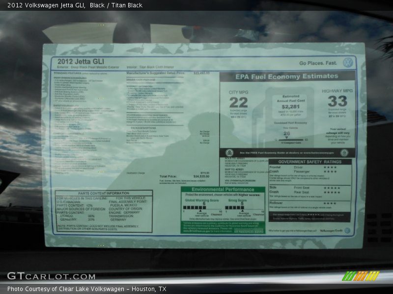 GLI  - 2012 Volkswagen Jetta GLI