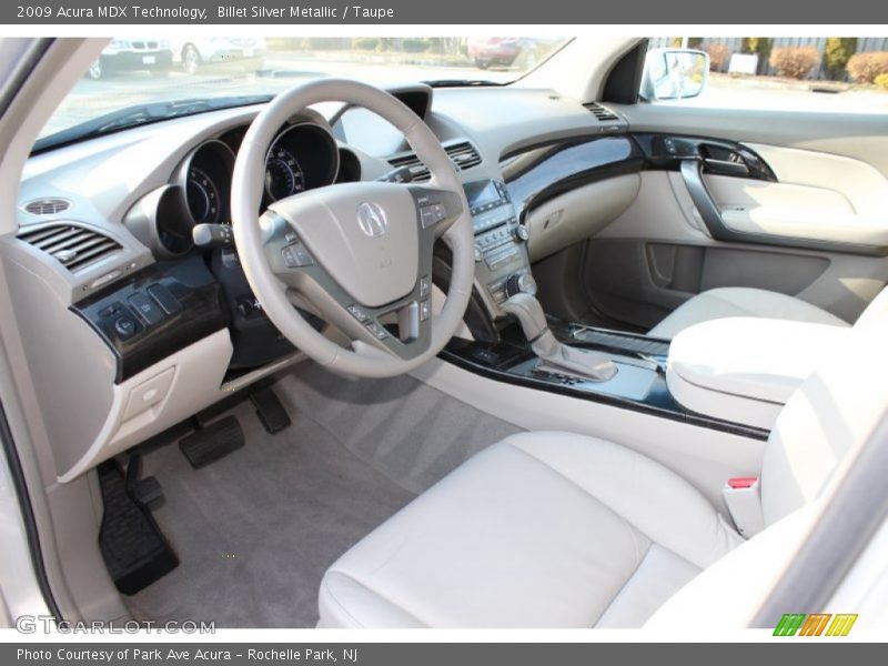 Billet Silver Metallic / Taupe 2009 Acura MDX Technology