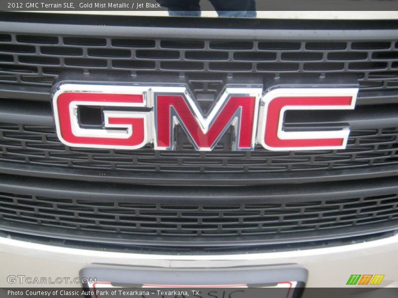 Gold Mist Metallic / Jet Black 2012 GMC Terrain SLE