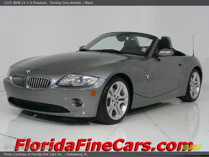 Sterling Grey Metallic / Black 2005 BMW Z4 3.0i Roadster