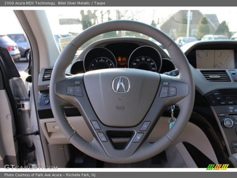Billet Silver Metallic / Taupe 2009 Acura MDX Technology