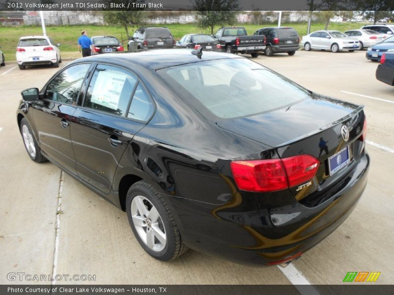 Black / Titan Black 2012 Volkswagen Jetta TDI Sedan
