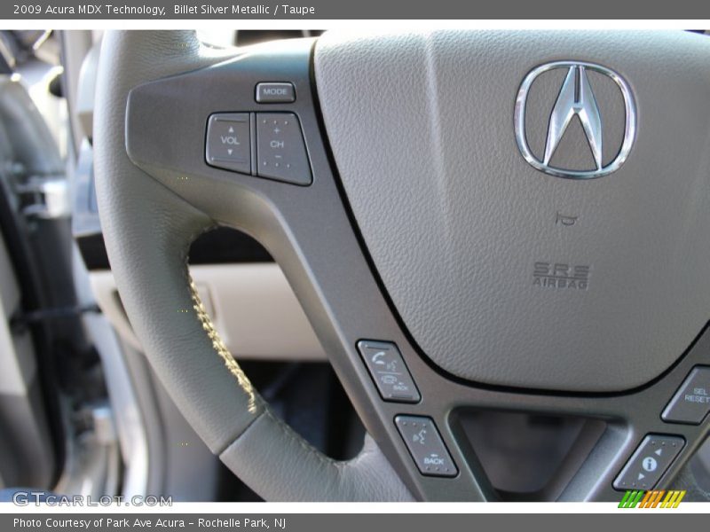 Billet Silver Metallic / Taupe 2009 Acura MDX Technology