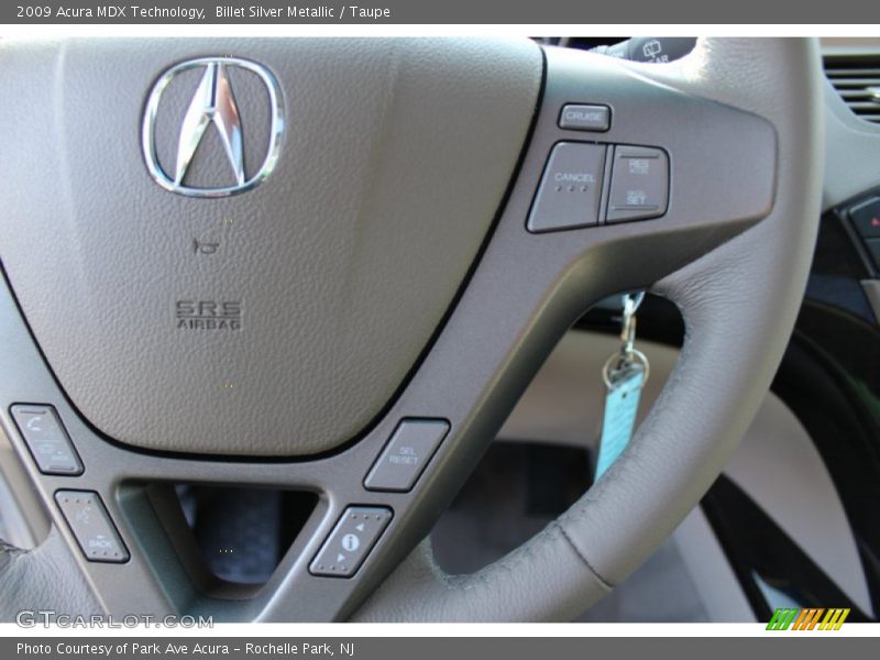 Billet Silver Metallic / Taupe 2009 Acura MDX Technology