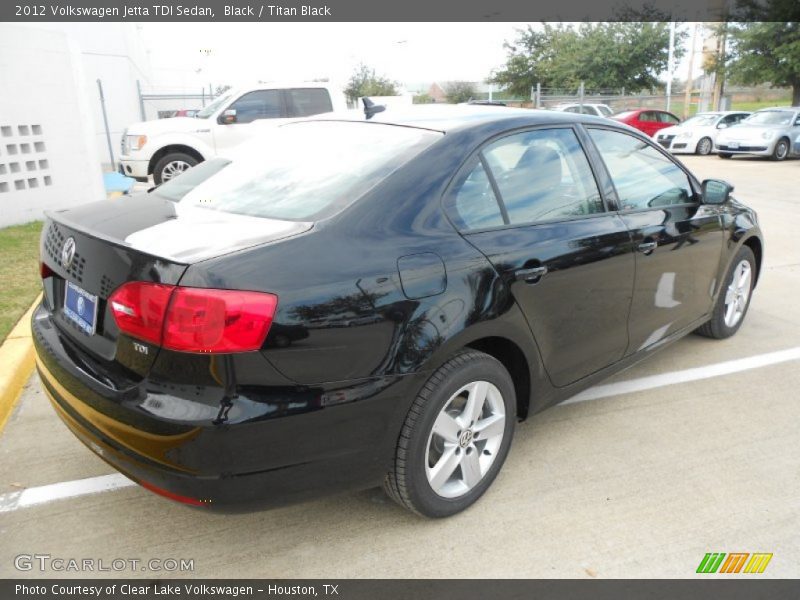 Black / Titan Black 2012 Volkswagen Jetta TDI Sedan
