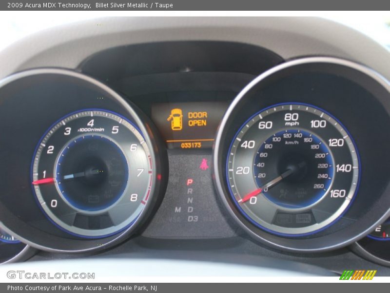 Billet Silver Metallic / Taupe 2009 Acura MDX Technology