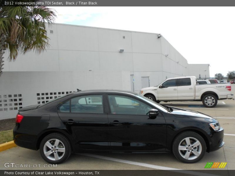 Black / Titan Black 2012 Volkswagen Jetta TDI Sedan