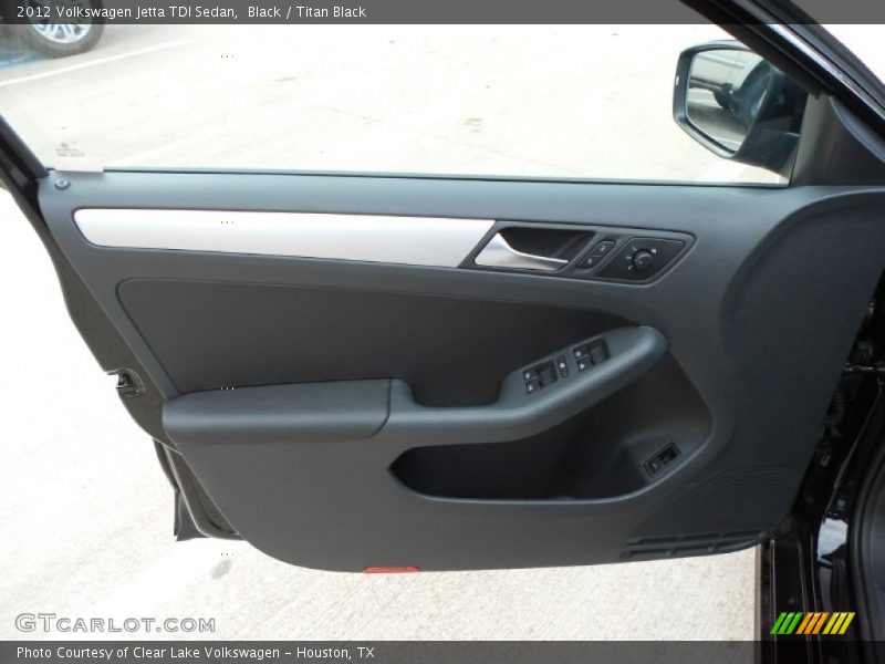 Black / Titan Black 2012 Volkswagen Jetta TDI Sedan