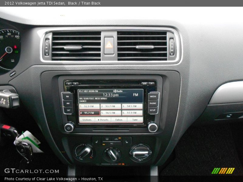 Black / Titan Black 2012 Volkswagen Jetta TDI Sedan