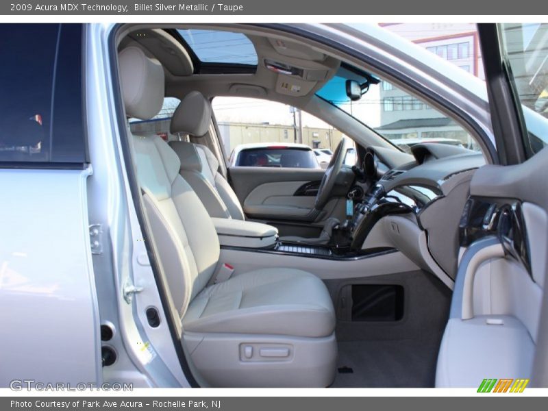 Billet Silver Metallic / Taupe 2009 Acura MDX Technology