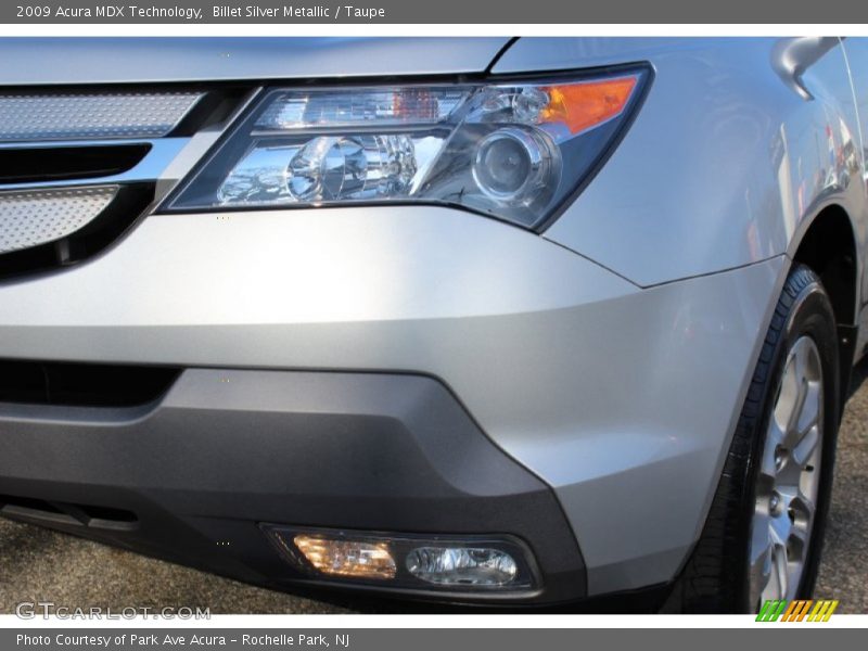 Billet Silver Metallic / Taupe 2009 Acura MDX Technology