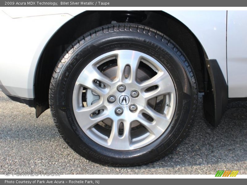 Billet Silver Metallic / Taupe 2009 Acura MDX Technology