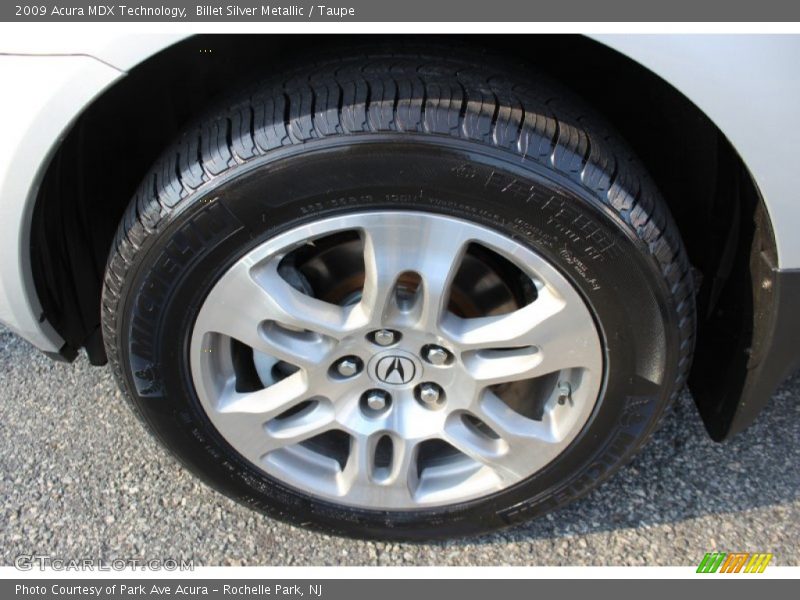 Billet Silver Metallic / Taupe 2009 Acura MDX Technology