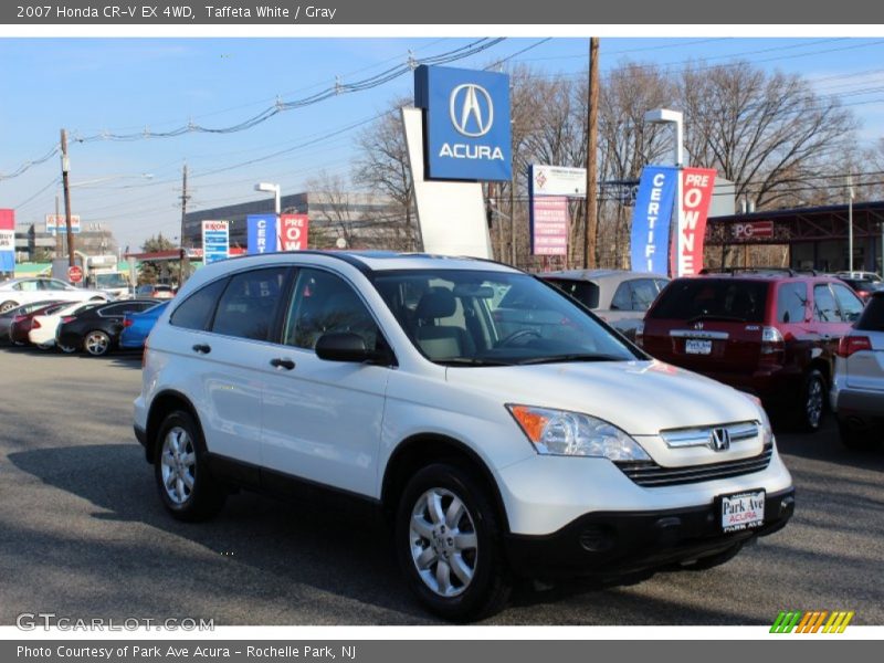 Taffeta White / Gray 2007 Honda CR-V EX 4WD