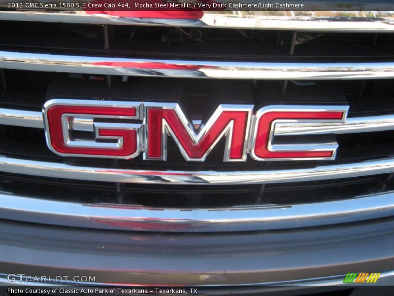 Mocha Steel Metallic / Very Dark Cashmere/Light Cashmere 2012 GMC Sierra 1500 SLE Crew Cab 4x4